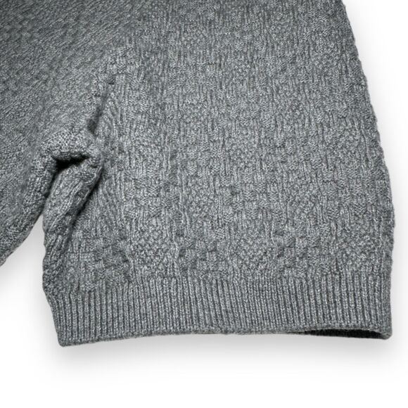 Wax London Naples Textured Knit Polo XL (Fits Large) Cotton Cashmere Sweater - Picture 10 of 15